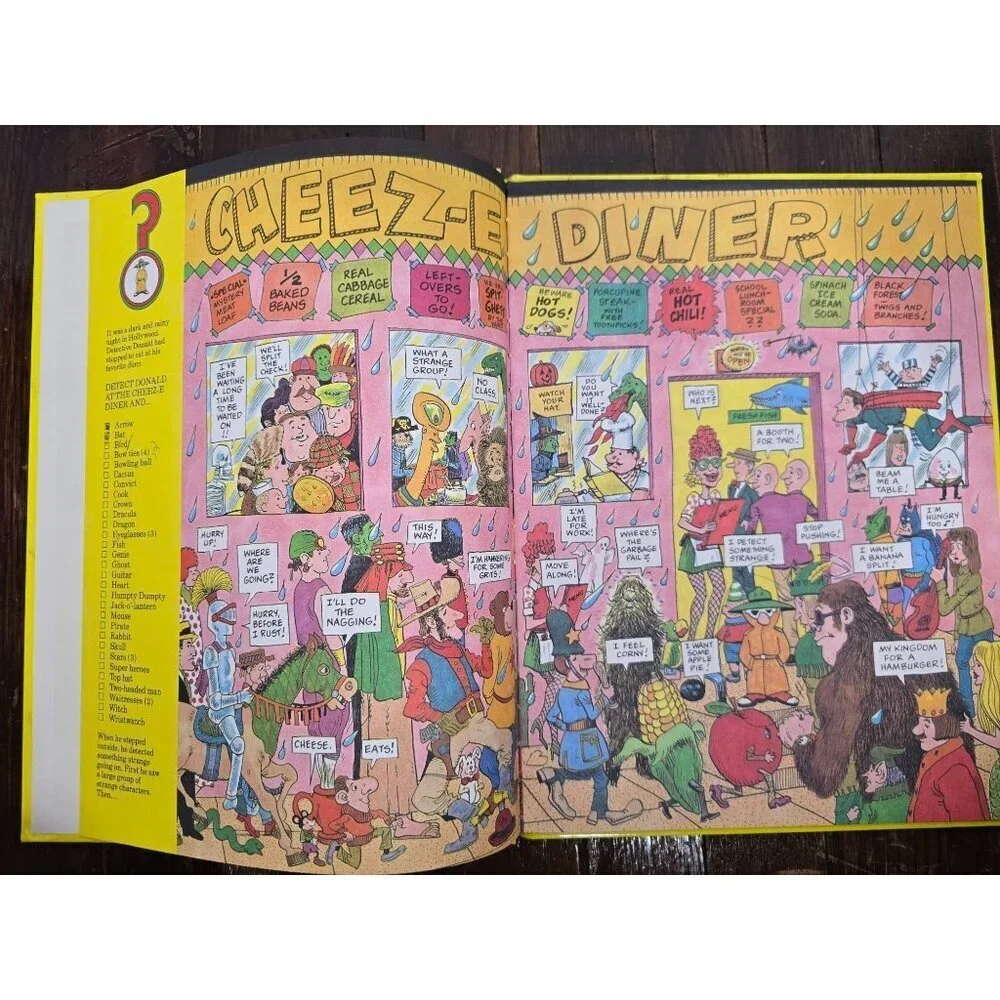Vintage 90s Where are They? Detective Donald Search and Find Book